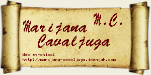 Marijana Čavaljuga vizit kartica
